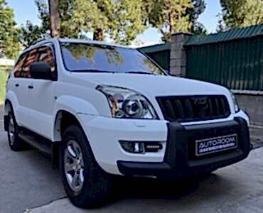 PRADO 120 белый раптор
