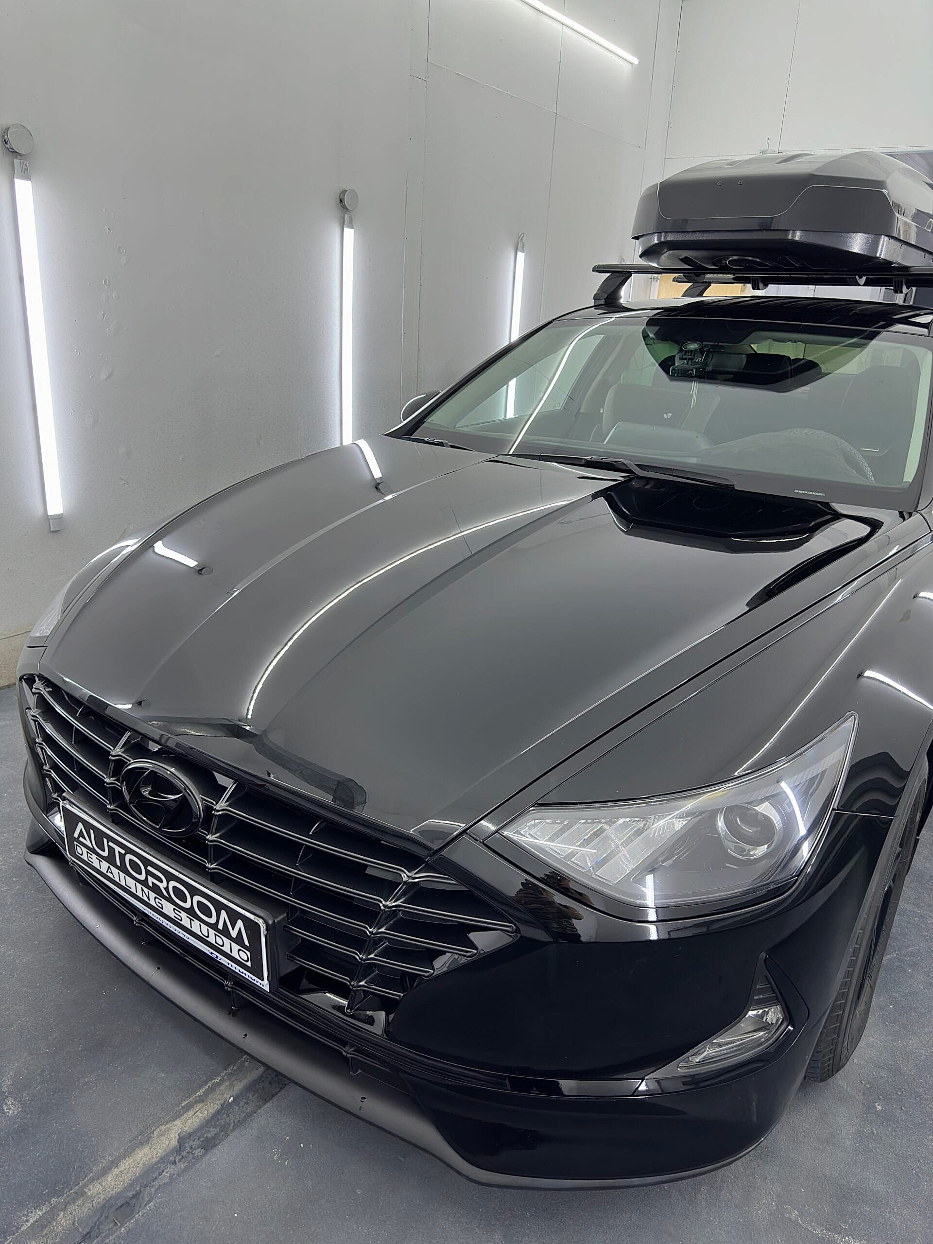 Hyundai Sonata 2021 Антихром покраска