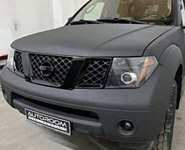NISSAN PATHFINDER R51RAPTOR покраска в раптор и антихром autoroom kz