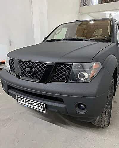 NISSAN PATHFINDER R51RAPTOR покраска в раптор и антихром autoroom kz